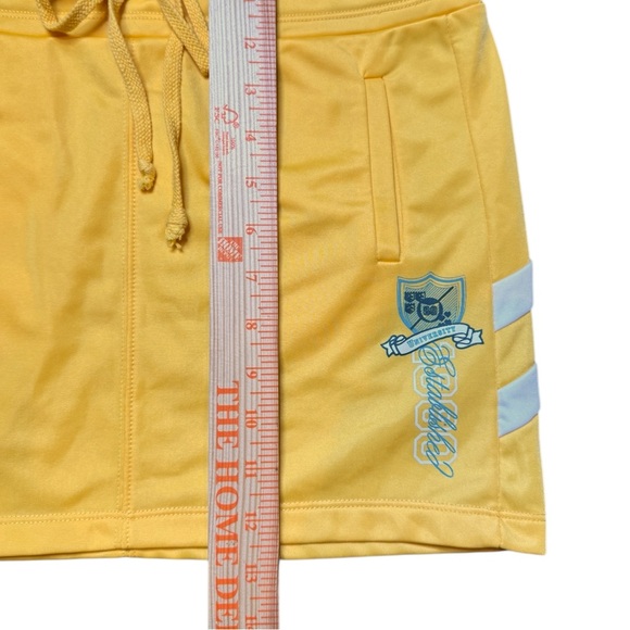 Y2K No Boundaries Blokette Yellow Sporty Mini Skirt Size XS - Picture 5 of 5